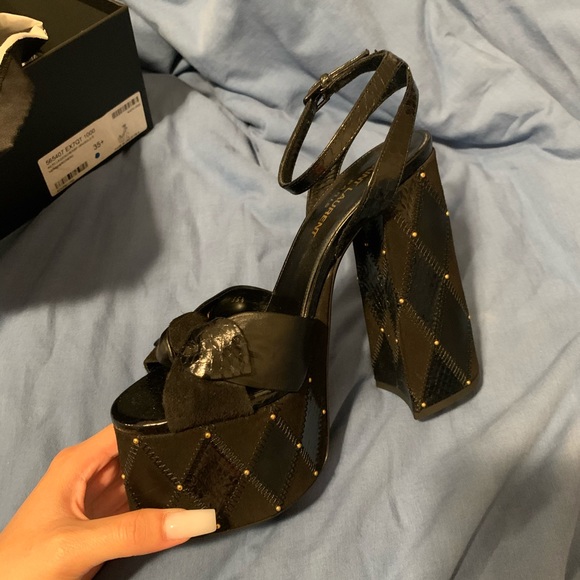 COPY - YSL Yves Saint Laurent Paige Suede Platfor… - Picture 3 of 10